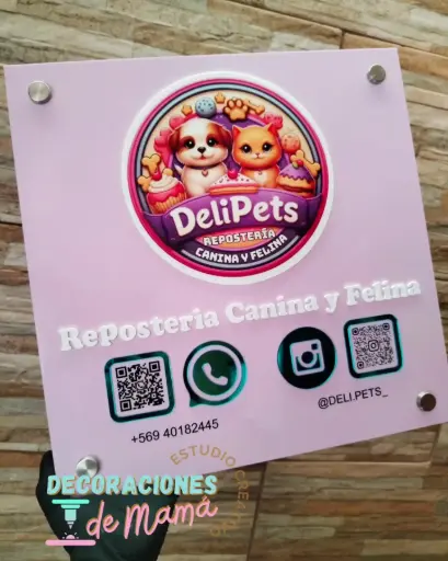Letrero Cuadradado QR