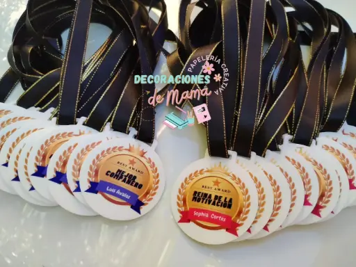 Medallas acrilicas
